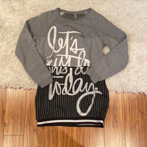 Long layered sweater